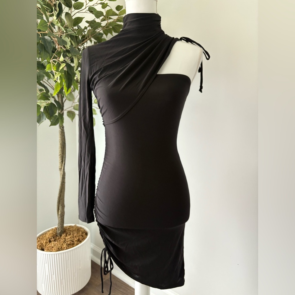 In a Dream Ruched Mini Dress